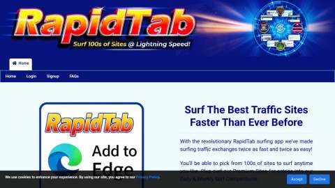 Screenshot preview of RapidTab