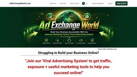 Screenshot preview of Ad Exchange World