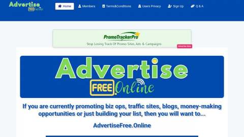 Preview of Advertise Free Online