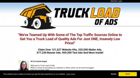 Screenshot preview of Truck Load Of Ads