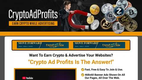 Screenshot preview of Crypto Ad Profits