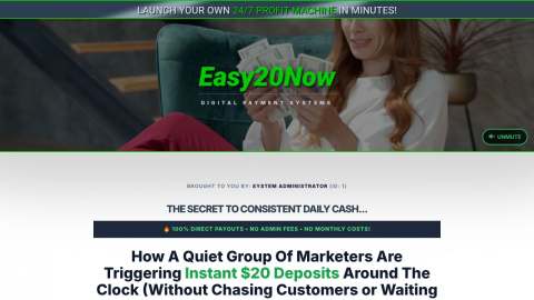 Screenshot preview of Easy20Now