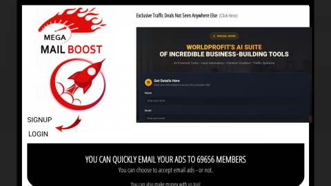 Screenshot preview of Mega Mail Boost