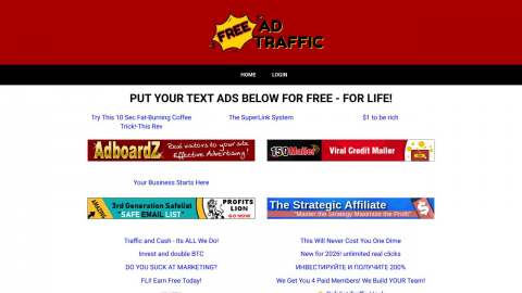 Screenshot preview of Free Ad Traffic