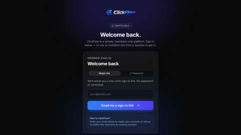 Preview of ClickFlow