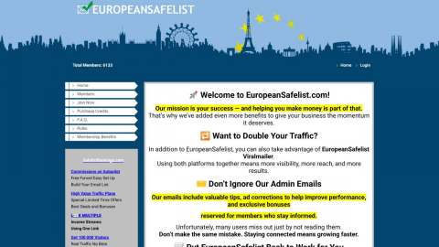 Screenshot preview of European Safelist