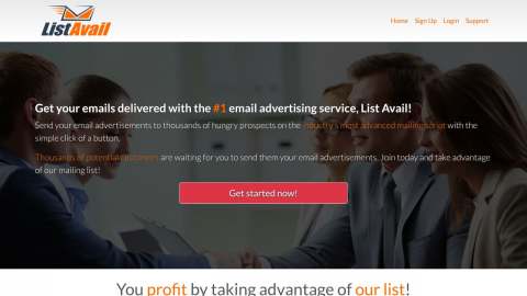 Screenshot preview of List Avail