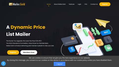 Screenshot preview of Mailer.Gold