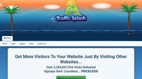 Screenshot preview of Traffic Splash