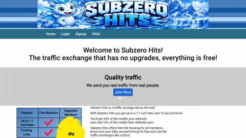 Screenshot preview of Subzero Hits